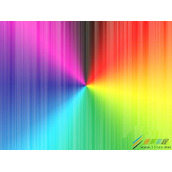 ps制作渐变彩条壁纸的方法