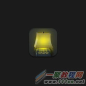 Photoshop如何制作发光的台灯图标