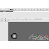 flash cs3利用补间动画制作小球边隐边显效果