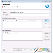 JSP 开发之THE SERVLET NAME ALREADY EXISTS.解决方法