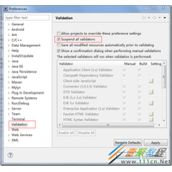 Eclipse Validating缓慢的优化解析