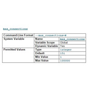 mysql实现最大连接数代码示例