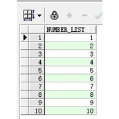 SqlServer生成连续数字根据指定的数字操作代码
