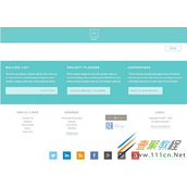 网站页脚设计教程