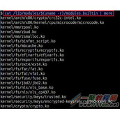 如何获得Linux系统的内置模块和设备驱动列表