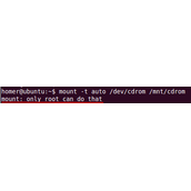Linux 下使用mount命令挂载CDROM的方法