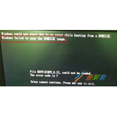 电脑装系统后开机提示“windows failed to open the ramdisk image”解决方法
