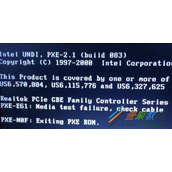 重装系统后电脑无法开机且提示“exiting pxe rom错误”的解决方法