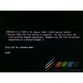 U盘装系统后重启提示“oem7grub 0.4.4”解决的方法
