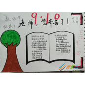 抖音教师节手抄报有哪些 抖音教师节手抄报大全