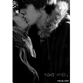 非主流男女接吻图片