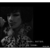 黑白颓废非主流美女照片制作