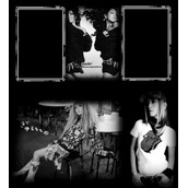 黑白空间模块-黑白冷酷女生空间模块