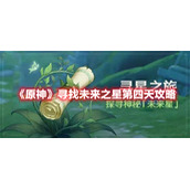 《原神》寻找未来之星第四天攻略