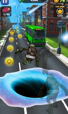 忍者神龟地铁跑酷游戏下载安装最新版（Ninja Heroes Turtles）