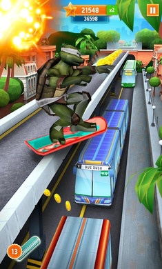 忍者神龟地铁跑酷游戏下载安装最新版（Ninja Heroes Turtles）