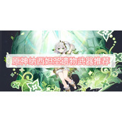 《原神》纳西妲圣遗物武器推荐