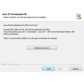 安装android sdk提示找不到JDK