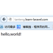 在Laravel5中使用子域名的配置