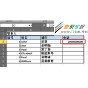 在 Excel 中电话号码的前导零被删除了