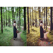 photoshop调出深秋调色图片效果后期修图教程