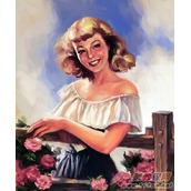 Painter绘制美国招贴艺术画教程