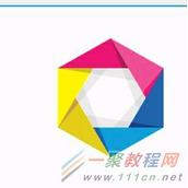 Illustrator绘制漂亮标准的六边形折叠效果教程