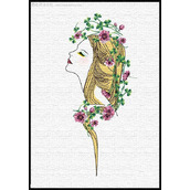 利用cdr绘制漂亮的美女插画