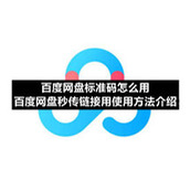 百度网盘标准码怎么用-百度网盘秒传链接用使用方法介绍