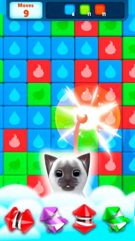 块爆破球和猫游戏下载