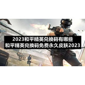 2023和平精英兑换码有哪些-和平精英兑换码免费永久皮肤2023