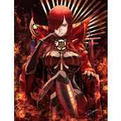 Fate/GrandOrder织田信长插画图片，腿线优美哦