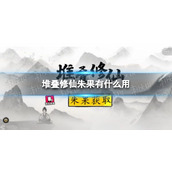 堆叠修仙朱果有什么用