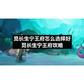 觅长生宁王府怎么选择好-觅长生宁王府策略