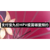 支付宝九价HP5疫苗哪里预约