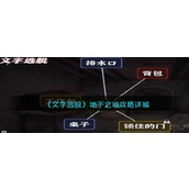 《文字逃脱》地下之境攻略详解