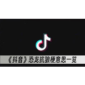 抖音恐龙抗狼梗意思一览