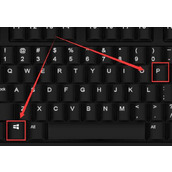 Win10电脑有线连接投影仪后设置教程