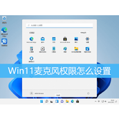 Win11麦克风权限设置