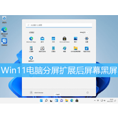 Win11电脑分屏后黑屏解决方法
