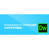 DwCC2018双字节内联输入怎么实现?