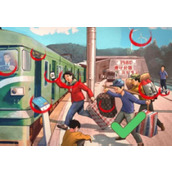 《爆梗找茬王》春运赶火车怎么过