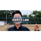 《抖音》秀才什么意思