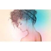 PS合成女人头像与风景图像的二次曝光效果教程