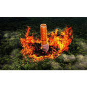 ps制作一款烟草为主题的公益禁烟海报教程