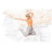 ps人物照片怎么添加动态粒子特效?