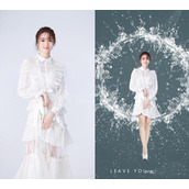 ps怎么设计水元素效果的人物海报?