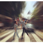 ps图片怎么添加镜头冲刺效果?