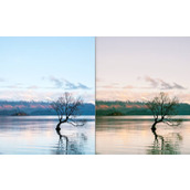 Photoshop使用渐变映射给照片调出夕阳西下的唯美效果