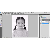 photoshop黑白人物照片变彩色照教程